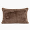 HOUSSE DE COUSSIN CHAMONIX 50X80CM - CHATAIGNE