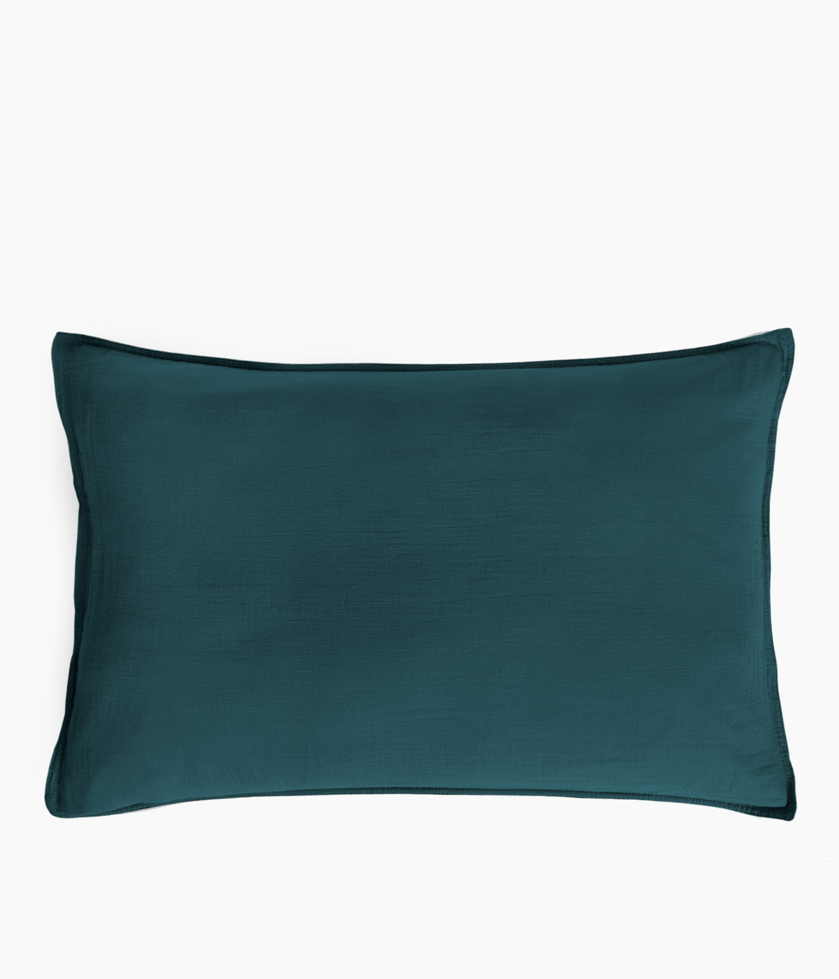 Taie d'oreiller 50 x 70 cm en Voile de coton - Bleu de prusse