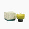 Bougie Tulip Vert & Vert Foncé - Parfum Verveine & Citronnelle