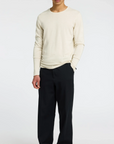 PULL COL ROND SLH ROME- OATMEAL
