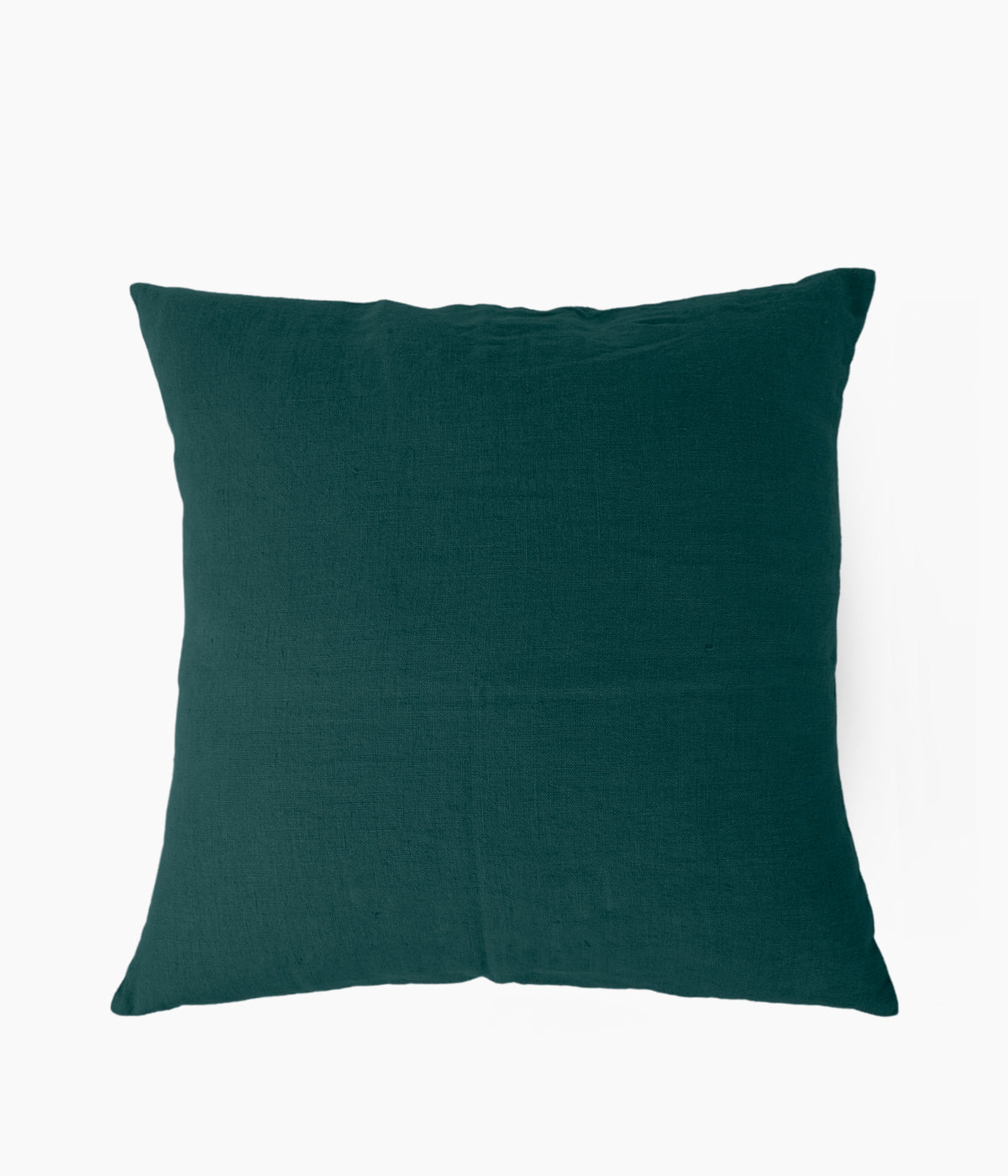 Housse de coussin 45 x 45 cm en Lin lavé - Bleu de prusse