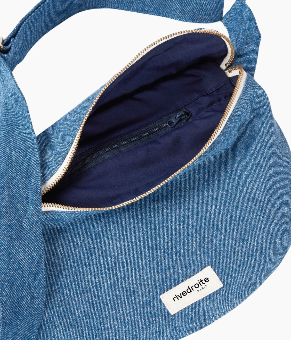SAC BANANE CUSTINE BAG XL - DENIM CLAIR