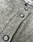 CARDIGAN COL ROND 7 BOUTONS -GRIS CLAIR