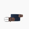 CEINTURE TRESSÉE ELASTIQ- BLEU ARDOISE T1 *