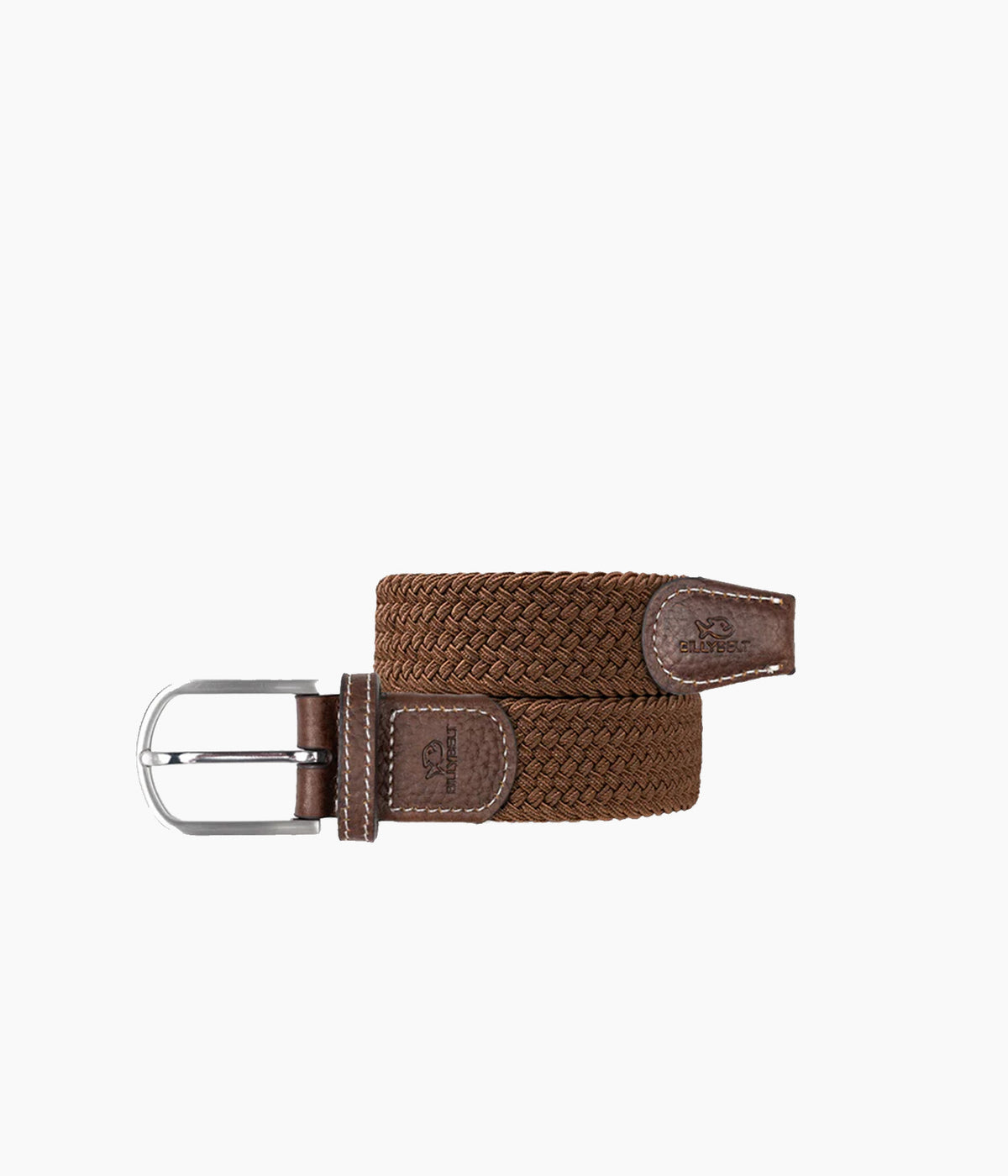 CEINTURE TRESSÉE ELASTIQ - MARRON CAMEL T1 *