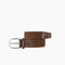 CEINTURE TRESSÉE ELASTIQ - MARRON CAMEL T1 *