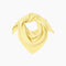 FOULARD TRIANGLE UNI - JAUNE PASTEL