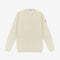 PULL COL ROND LAINE- Ecru Chiné / Ciel Chiné