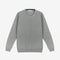 PULL COL ROND LAINE - Gris Chiné / Marine