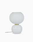 Lampe Adonis - blanc - Petit Modèle D20 H28cm
