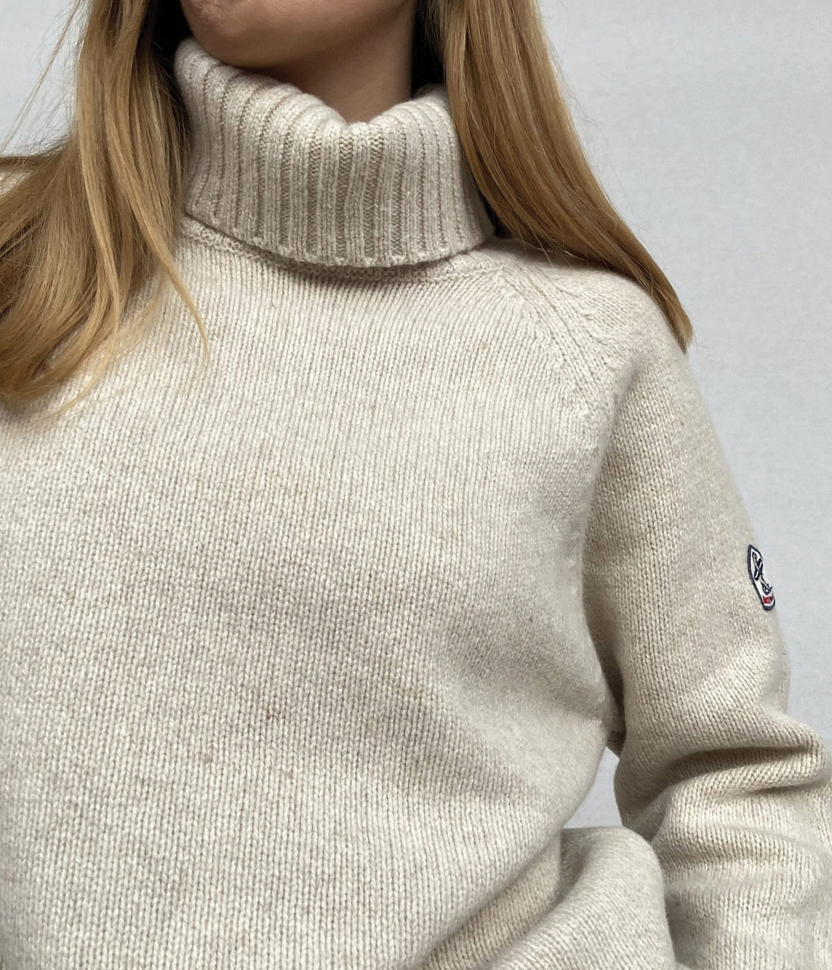 PULL COL ROULE FEMME REF. PH V18 (F) - 69029 ECRU