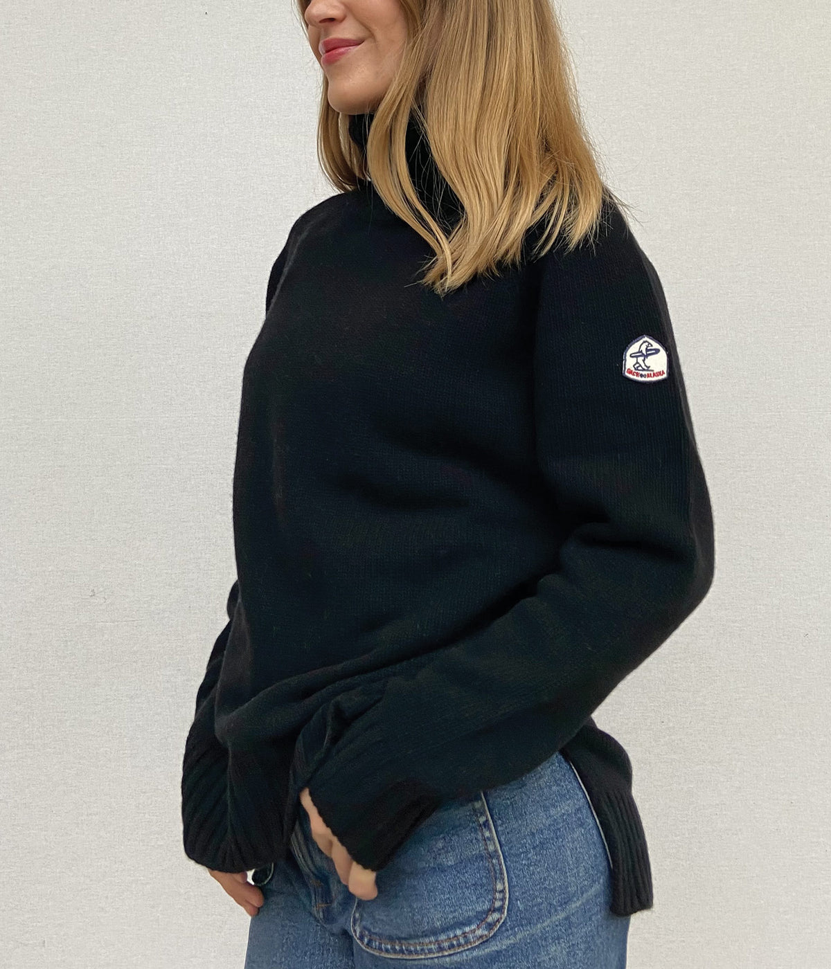 PULL COL ROULE FEMME REF. PH V18 (F) - C1825 NOIR