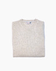 PULL COL ROND SIMPLE CR315 PANAY 80/20 - 76064 ECRU/GRIS