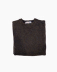 PULL COL ROND SIMPLE CR315 PANAY 80/20 - 76073 MARRON/NOIR