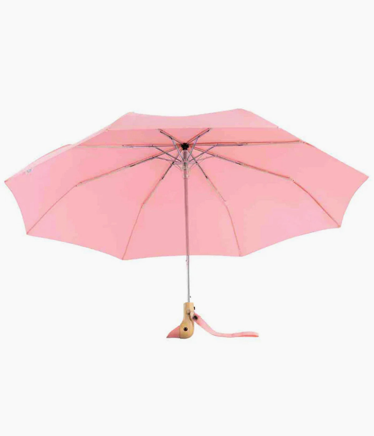 PARAPLUIE COMPACT CANARD ROSE