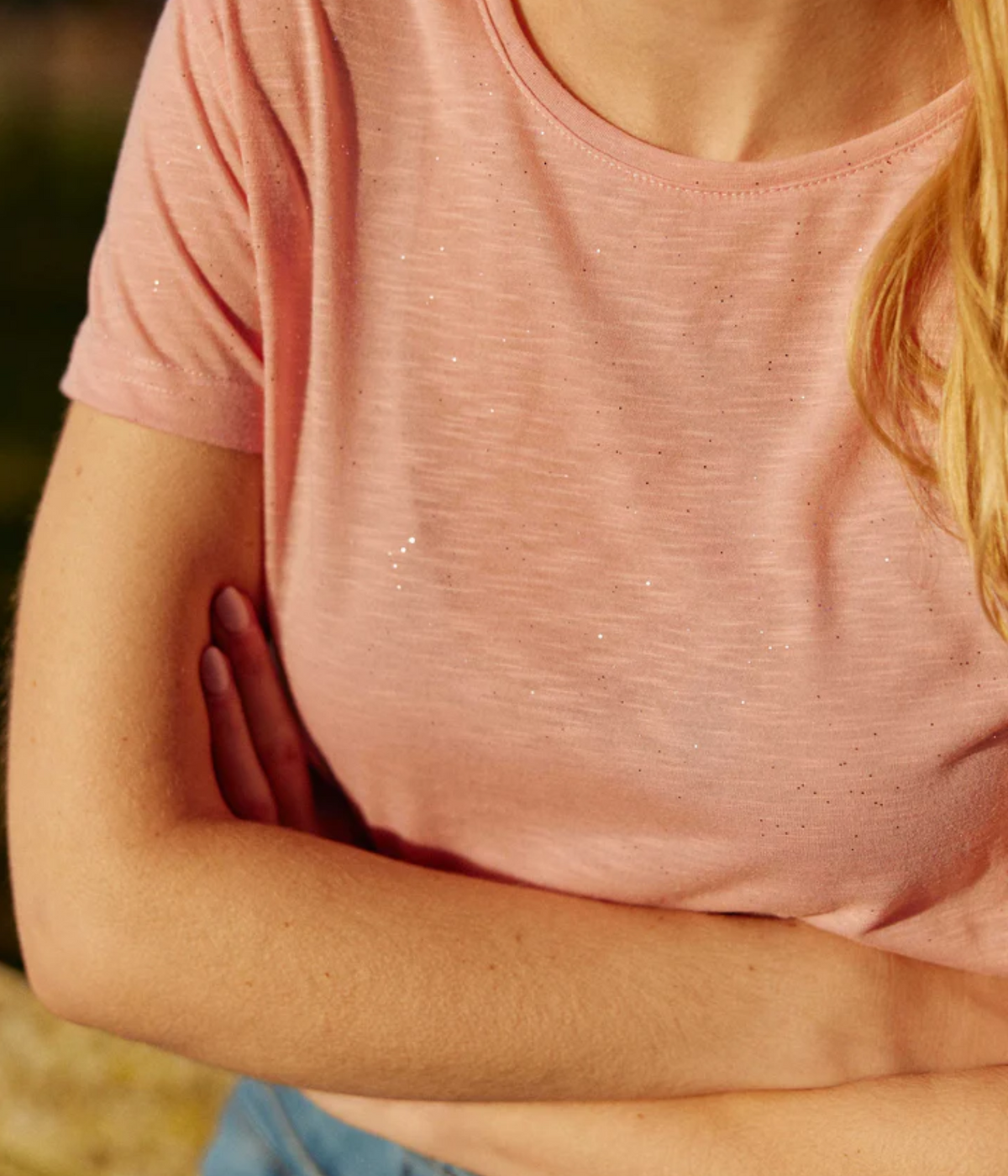 T-SHIRT ELVA-POUDRE