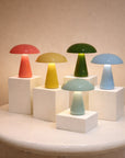 Lampe Rachel à poser LED sans fil rechargeable - Moutarde